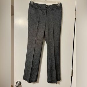 LOFT 2P Pants Slacks Grey White Black